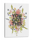 Empoderar Flores I - Jennifer Goldberger | Cuadro decorativo de Canvas Lab