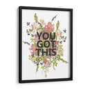 Empoderar Flores I - Jennifer Goldberger | Cuadro decorativo de Canvas Lab