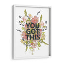 Empoderar Flores I - Jennifer Goldberger | Cuadro decorativo de Canvas Lab