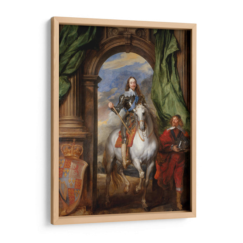 Carlos I con M de san Antonio - Anton van Dyck | Cuadro decorativo de Canvas Lab