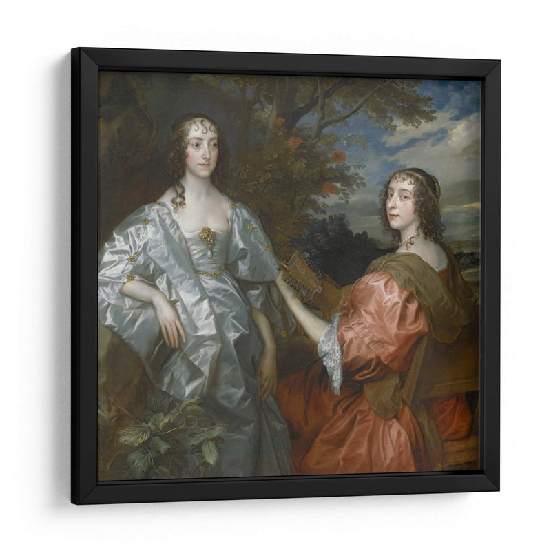 Catalina, contesa de Chesterfield y Lucy, contesa de Huntingdon - Anton van Dyck | Cuadro decorativo de Canvas Lab