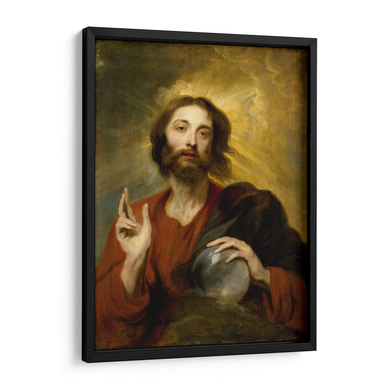 Cristo como Salvator Mundi - Anton van Dyck | Cuadro decorativo de Canvas Lab