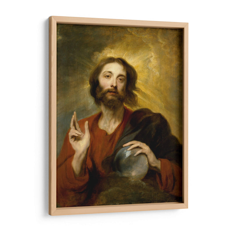 Cristo como Salvator Mundi - Anton van Dyck | Cuadro decorativo de Canvas Lab