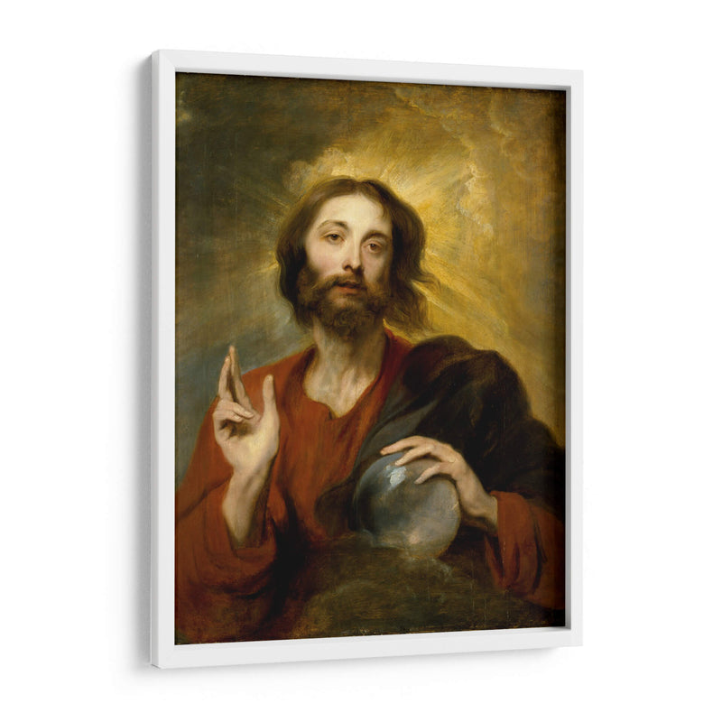 Cristo como Salvator Mundi - Anton van Dyck | Cuadro decorativo de Canvas Lab