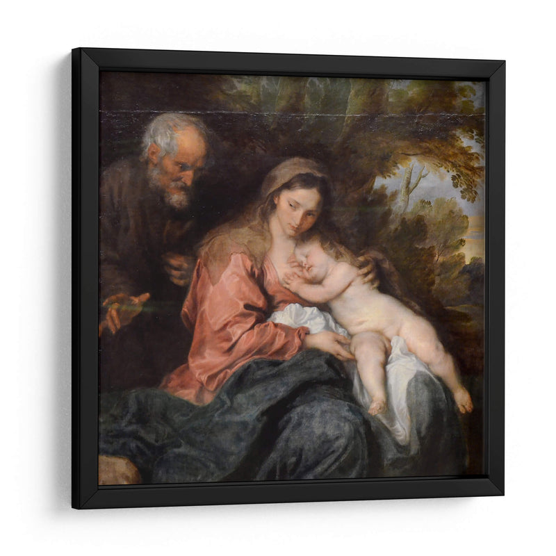 Descanso en la huida a Egipto - Anton van Dyck | Cuadro decorativo de Canvas Lab