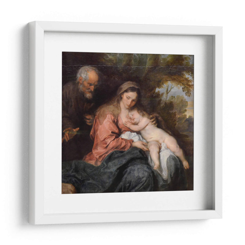 Descanso en la huida a Egipto - Anton van Dyck | Cuadro decorativo de Canvas Lab