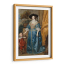 La reina Enriqueta María con sir Jeffrey Hudson y un mono - Anton van Dyck | Cuadro decorativo de Canvas Lab