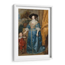 La reina Enriqueta María con sir Jeffrey Hudson y un mono - Anton van Dyck | Cuadro decorativo de Canvas Lab