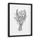 Bouquet Blanco Y Negro Iii - Emma Scarvey | Cuadro decorativo de Canvas Lab
