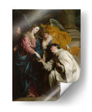 La visión del Beato Hermann Joseph - Anton van Dyck | Cuadro decorativo de Canvas Lab