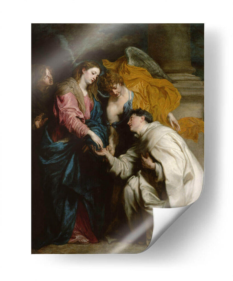 La visión del Beato Hermann Joseph - Anton van Dyck | Cuadro decorativo de Canvas Lab