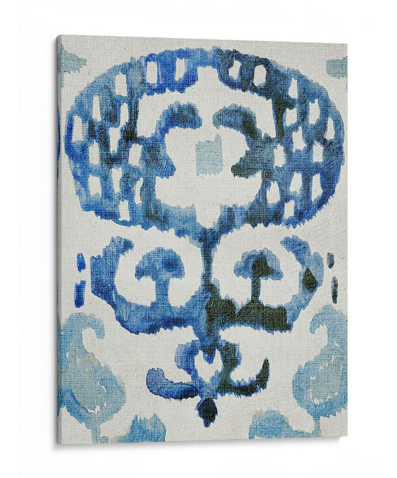 Zafiro Ikat I - Chariklia Zarris | Cuadro decorativo de Canvas Lab