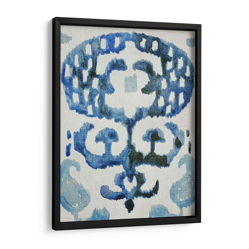 Zafiro Ikat I - Chariklia Zarris | Cuadro decorativo de Canvas Lab