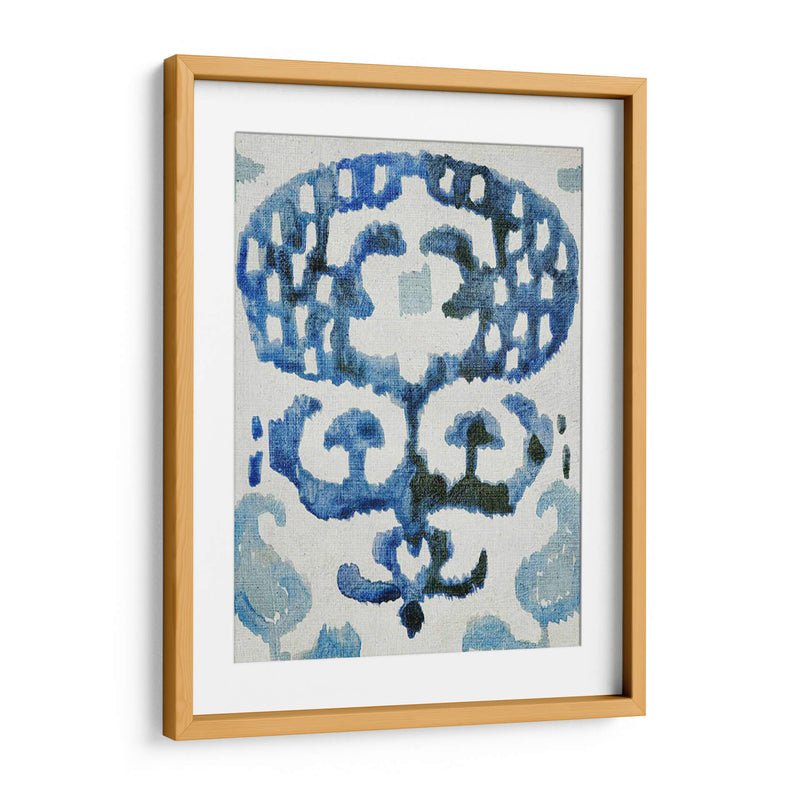 Zafiro Ikat I - Chariklia Zarris | Cuadro decorativo de Canvas Lab