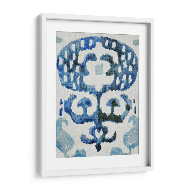 Zafiro Ikat I - Chariklia Zarris | Cuadro decorativo de Canvas Lab