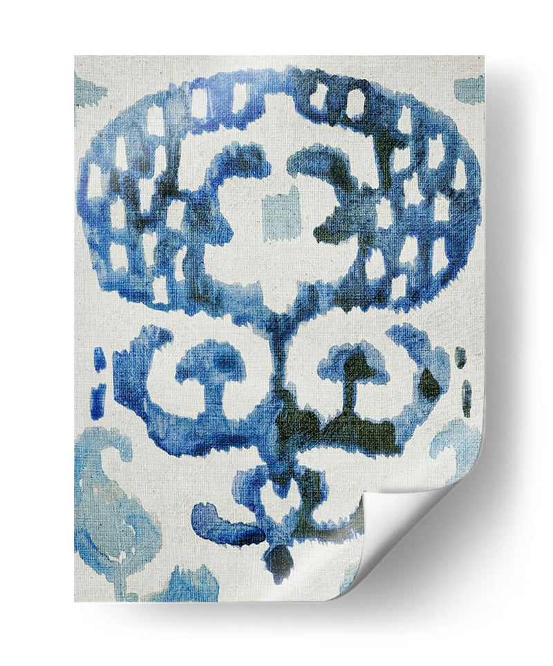 Zafiro Ikat I - Chariklia Zarris | Cuadro decorativo de Canvas Lab