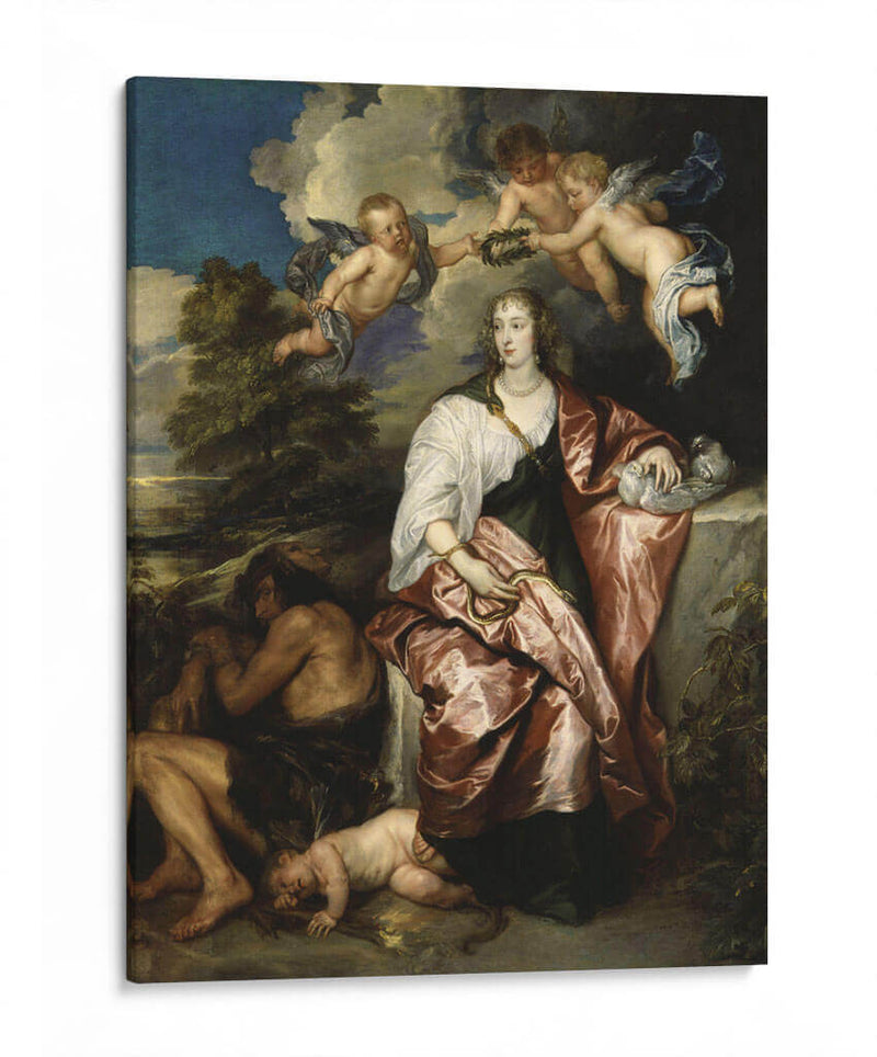 Retrato de Venecia, Lady Digby - Anton van Dyck | Cuadro decorativo de Canvas Lab