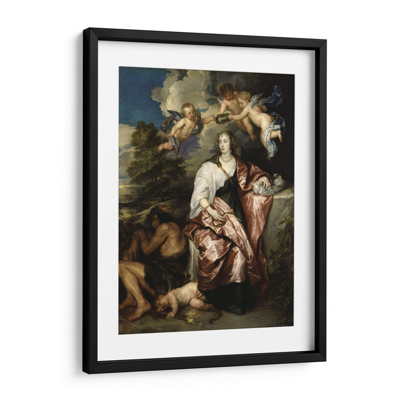 Retrato de Venecia, Lady Digby - Anton van Dyck | Cuadro decorativo de Canvas Lab