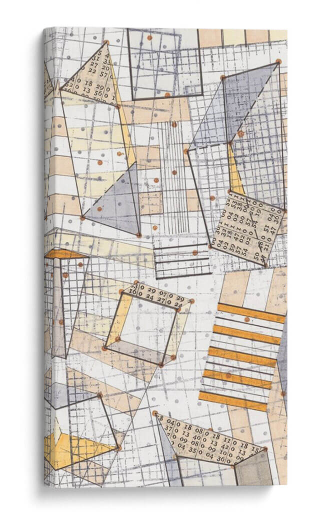 Grid Funky Iv - Nikki Galapon | Cuadro decorativo de Canvas Lab