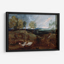 Paisaje al atardecer con un pastor y su rebaño - Anton van Dyck | Cuadro decorativo de Canvas Lab