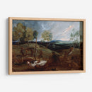 Paisaje al atardecer con un pastor y su rebaño - Anton van Dyck | Cuadro decorativo de Canvas Lab