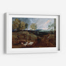 Paisaje al atardecer con un pastor y su rebaño - Anton van Dyck | Cuadro decorativo de Canvas Lab