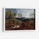 Paisaje al atardecer con un pastor y su rebaño - Anton van Dyck | Cuadro decorativo de Canvas Lab