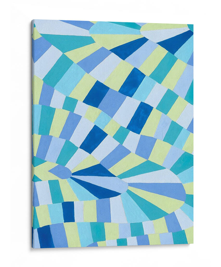 Flujo De Cuadrícula Ii - Nikki Galapon | Cuadro decorativo de Canvas Lab
