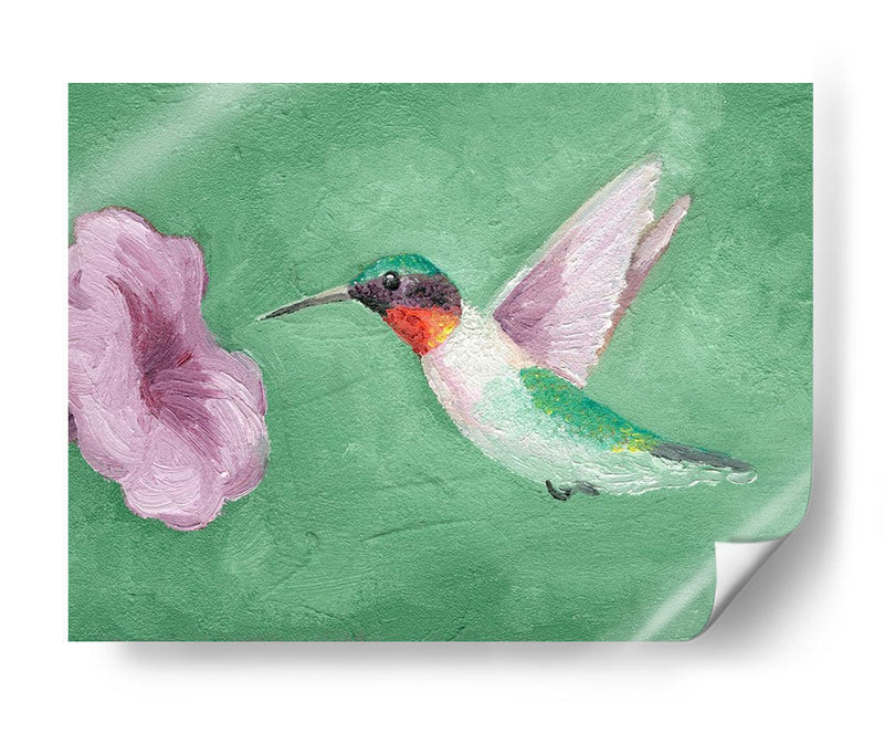 Hummingbird Fresco Ii - Alicia Ludwig | Cuadro decorativo de Canvas Lab