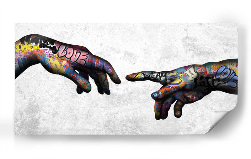 Graffiti Hand - David Aste | Cuadro decorativo de Canvas Lab