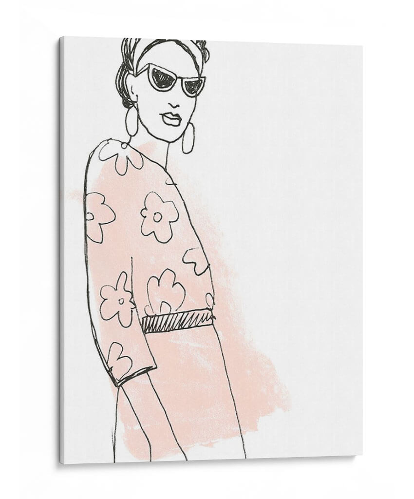 Bocetos De Moda Iii - June Erica Vess | Cuadro decorativo de Canvas Lab