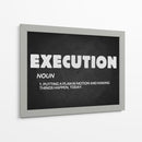 Execution, noun | Cuadro decorativo de Canvas Lab