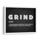 Grind, noun | Cuadro decorativo de Canvas Lab