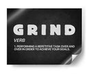 Grind, noun | Cuadro decorativo de Canvas Lab