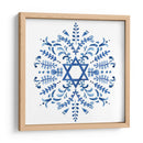 Indigo Hanukkah Iv - Victoria Borges | Cuadro decorativo de Canvas Lab