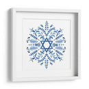 Indigo Hanukkah Iv - Victoria Borges | Cuadro decorativo de Canvas Lab