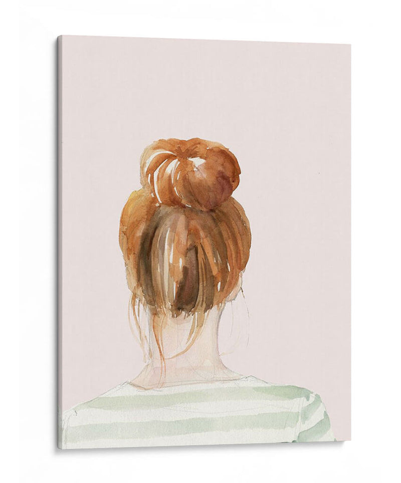 Top Knot Sailor Stripes Ii - Jennifer Paxton Parker | Cuadro decorativo de Canvas Lab