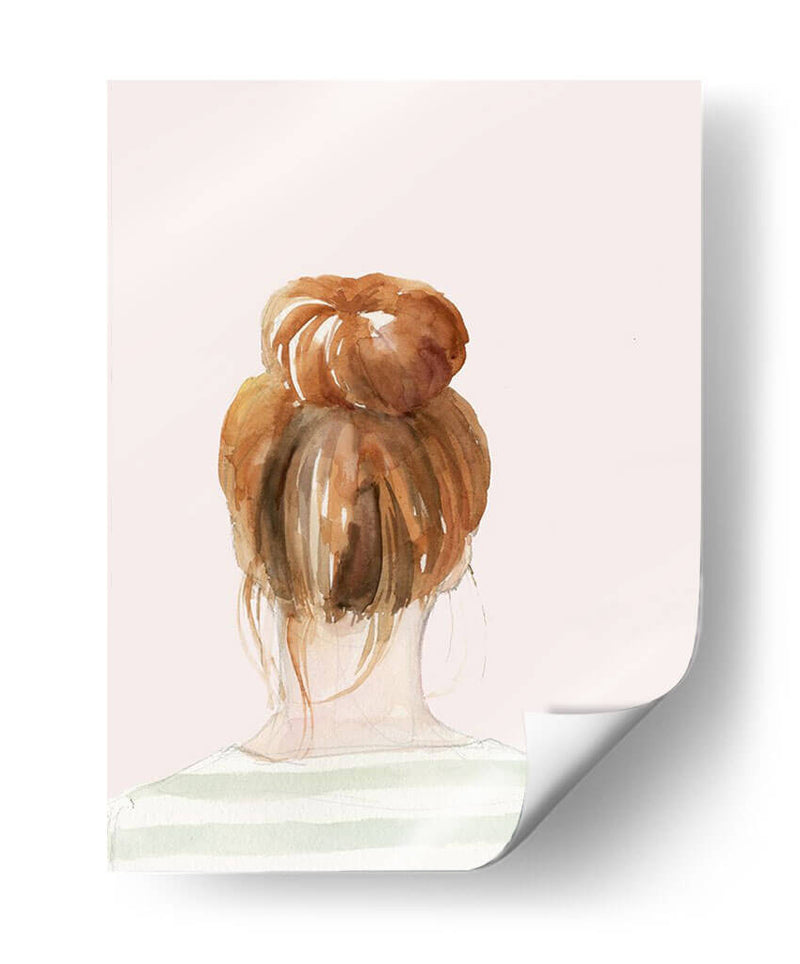 Top Knot Sailor Stripes Ii - Jennifer Paxton Parker | Cuadro decorativo de Canvas Lab