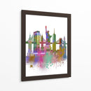 New York Skyline Rainbow Bright II - Fab Funky | Cuadro decorativo de Canvas Lab