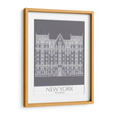 Nueva York El Edificio De Dakota Monocromo - Fab Funky | Cuadro decorativo de Canvas Lab