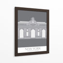 Nueva York Grand Central Monocromo - Fab Funky | Cuadro decorativo de Canvas Lab