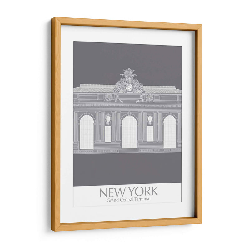 Nueva York Grand Central Monocromo - Fab Funky | Cuadro decorativo de Canvas Lab