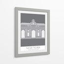 Nueva York Grand Central Monocromo - Fab Funky | Cuadro decorativo de Canvas Lab