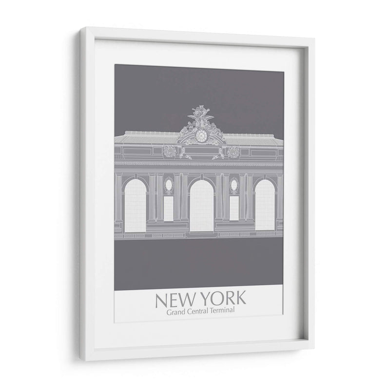 Nueva York Grand Central Monocromo - Fab Funky | Cuadro decorativo de Canvas Lab