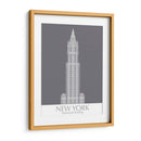Nueva York Woolworth Building Monochrome - Fab Funky | Cuadro decorativo de Canvas Lab