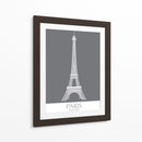 Torre Eiffel De París Monocromo - Fab Funky | Cuadro decorativo de Canvas Lab