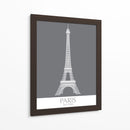 Torre Eiffel De París Monocromo - Fab Funky | Cuadro decorativo de Canvas Lab