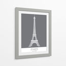Torre Eiffel De París Monocromo - Fab Funky | Cuadro decorativo de Canvas Lab