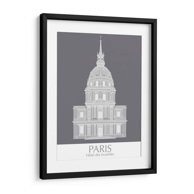 Paris Les Invalides Monocromo - Fab Funky | Cuadro decorativo de Canvas Lab