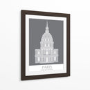 Paris Les Invalides Monocromo - Fab Funky | Cuadro decorativo de Canvas Lab